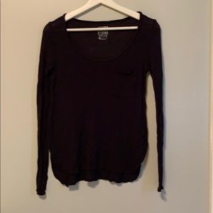 Black Long Sleeve Tee Shirt